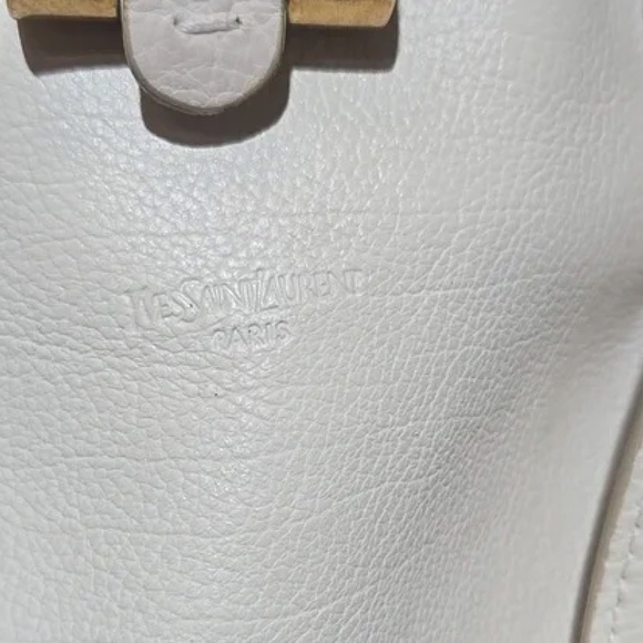 Authentic YSL Yves Saint Laurent Ivory Muse Bag - Picture 10 of 16